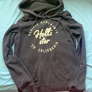 Hollister hoodie with sparkly letters